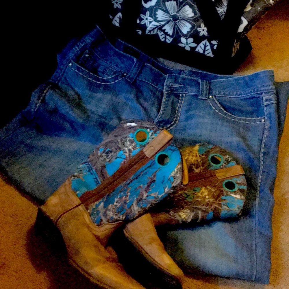 Camo boots